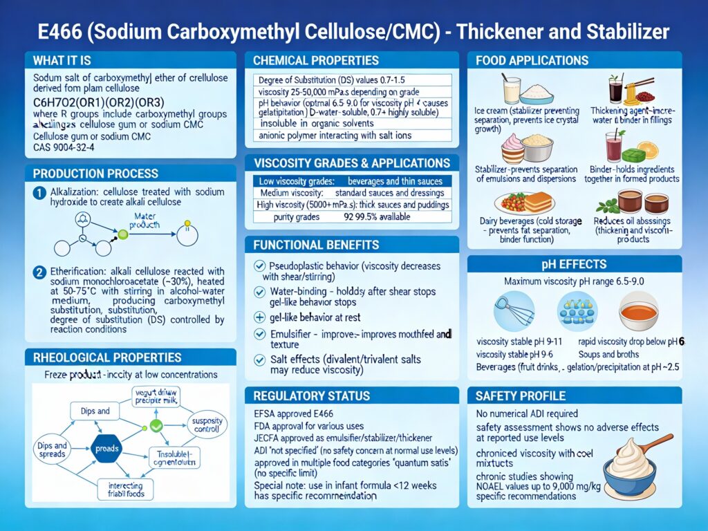 E466 - Carboxymethyl Cellulose (CMC)