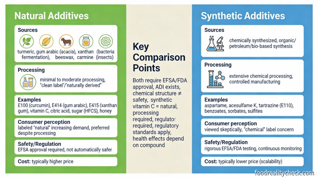 Natural vs Synthetic Additives