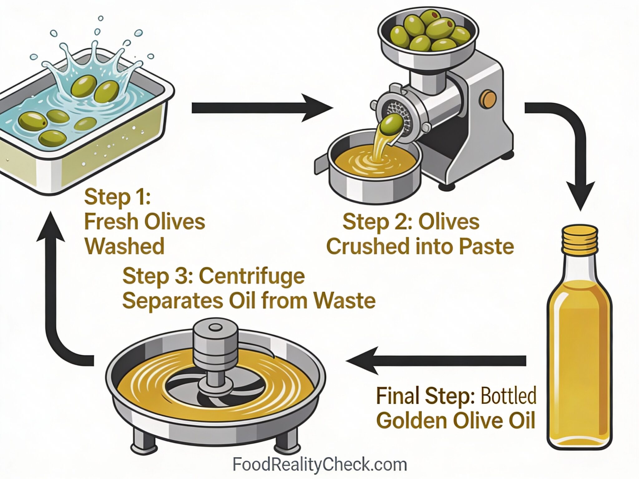 How Is Olive Oil Made? Complete Process Explained - Food Reality Check