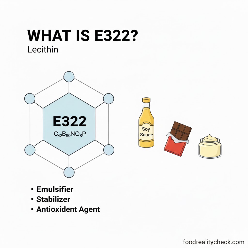 what is E322